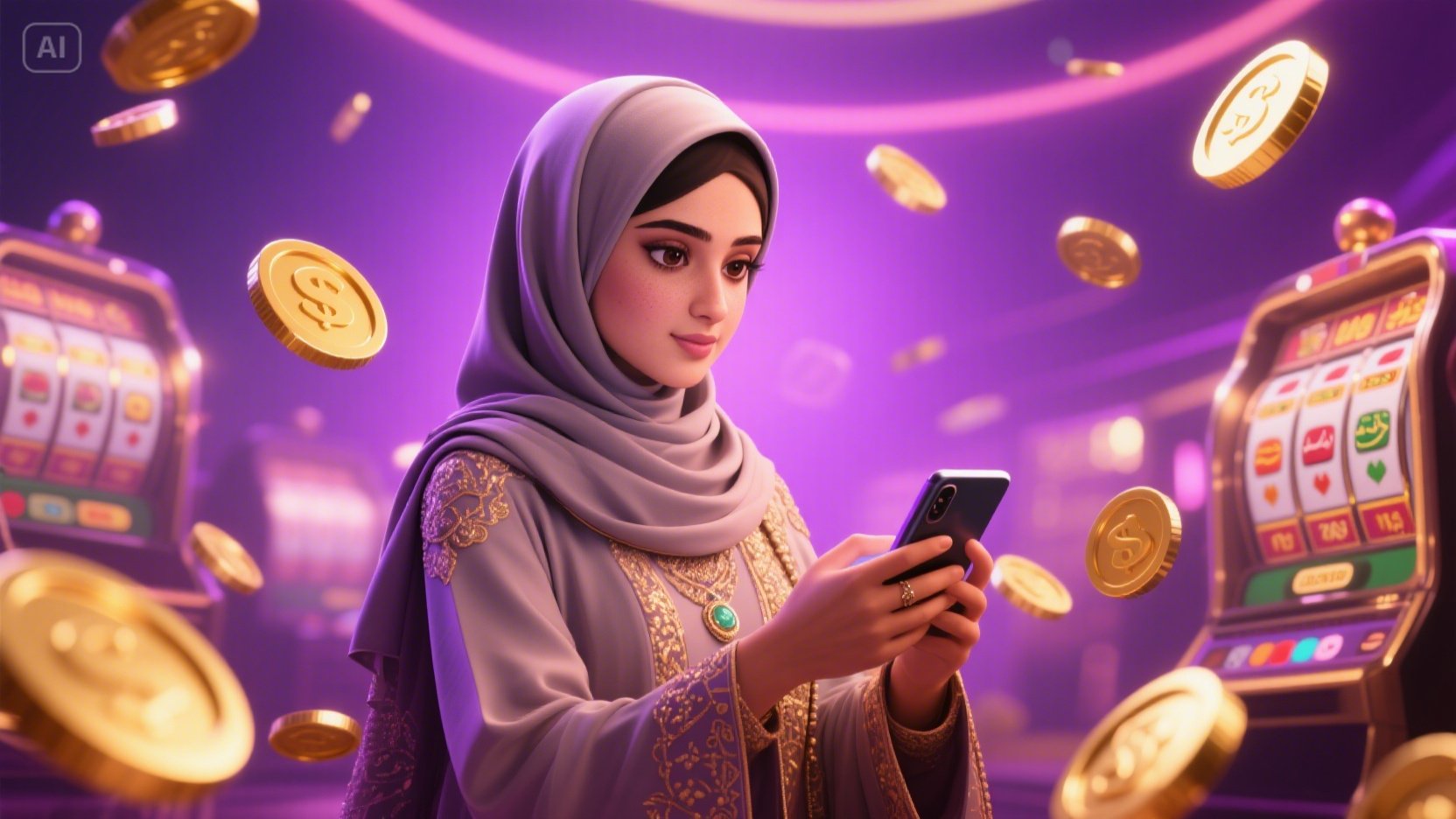 Casino gold slots game online desktop and mobile interfaces