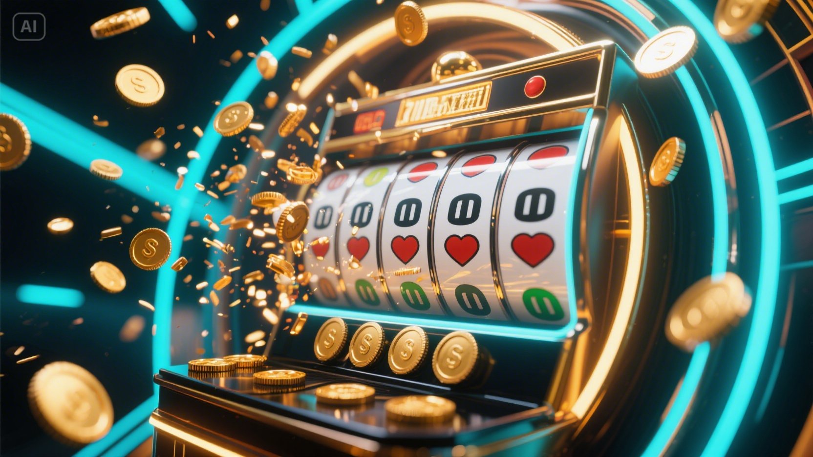 Casino gold slots game online desktop and mobile interfaces